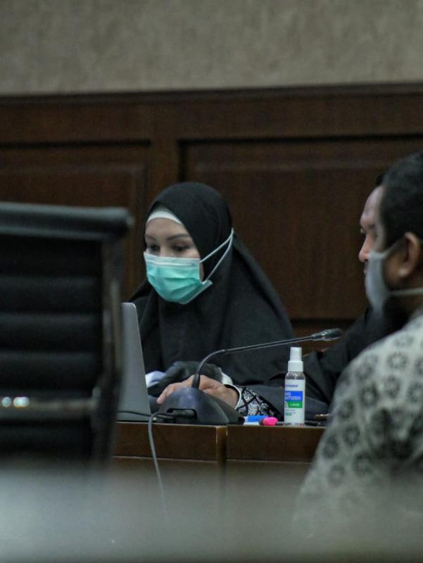 Hakim marahi saksi yang dihadirkan jaksa penuntut umum saat persidangan terdakwa jaksa Pinangki (Ist)
