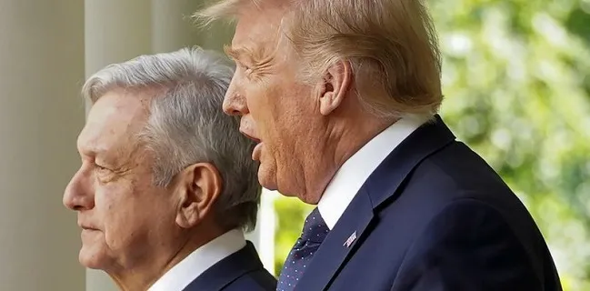 Andres Manuel Lopez Obrador dan Donald Trump