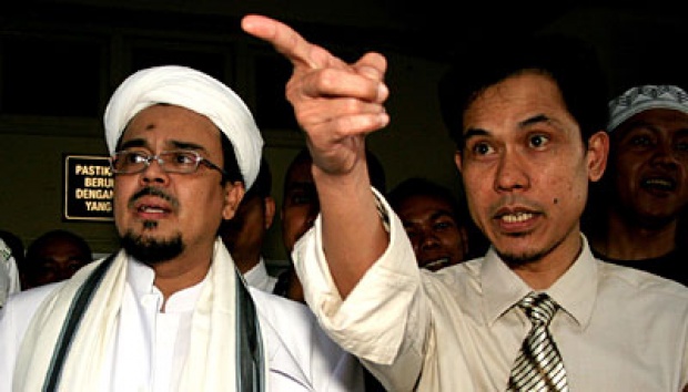 Munarman dan Habib Rizieq (RMOL)