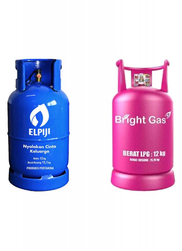 Tabung Gas Biru (12 kg) akan dikonfersi jadi tabung pink (ist)