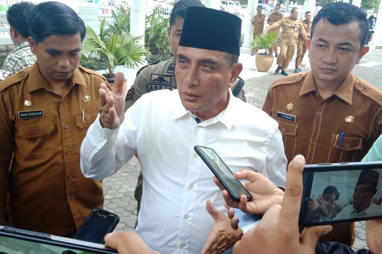 Gubernur Sumut Edy Rahmayadi ungkap jalan terburuk di Indonesia ada di Sumut (ist)