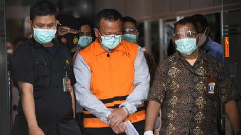 Eks Menteri KKP Edhy Prabowo sedih divonis 5 tahun penajra karena tak sesuai fakta persidangan (tirto).