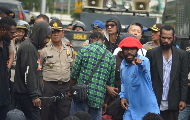 Demo ricuh masa Papua Merdeka (Inews)
