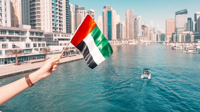 Ilustrasi Bendera UEA (CNN).