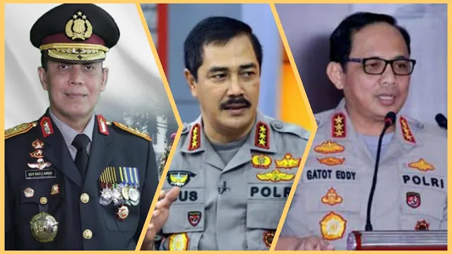 Istana Disebut Telah Kantongi 3 Nama Calon Kapolri, Ini Daftarnya. (gelora).