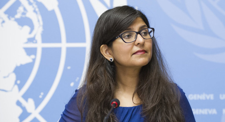 Juru bicara Kantor Dewan HAM PBB Ravina Shamdasani (UN News)