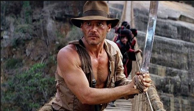 Salah satu adegan dalam Film Indiana Jones 