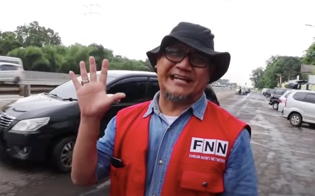 Wartawan Senior Edy Mulyadi (Radar Cirebon)