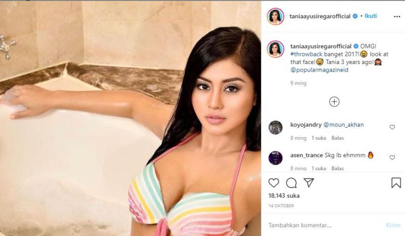 Foto Tania Ayu Tampil Berpose Di Kamar Mandi Sebelum Ditangkap 