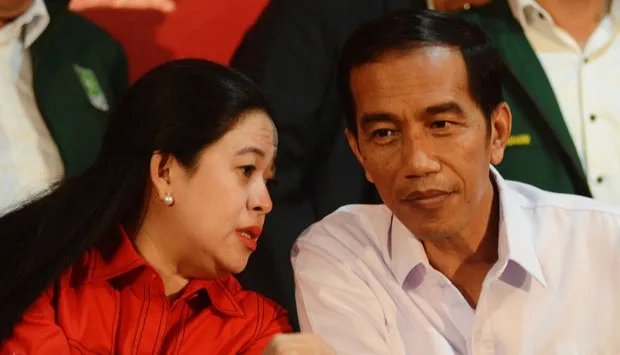 Ketua DPR RI Puan Maharani dan Presiden RI Joko Widodo (Tempo)