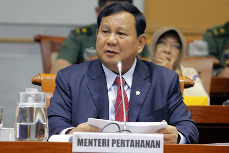 Penjelasan Menteri Pertahanan Prabowo Subianto soal anggaran Rp1,7 kuadriliun untuk pengadaan alutsista (PRFM)