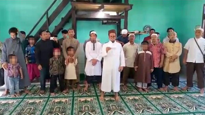 Deklarasi Tentara Allah di Bandung viral di media sosial (detikcom)
