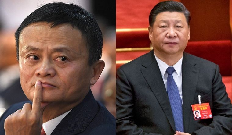 Jack Ma dan Xi Jinping. (the week).