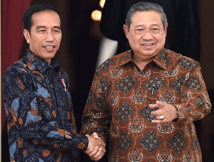 Presiden ke 6 SBY dan Presiden ke 7 Joko Widodo (Detik)