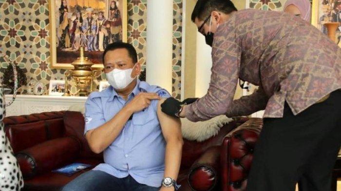Ini yang dirasakan Ketua MPR Bambang Soesatyo usai disuntik vaksin Covid-19 Sinovac (Tribunnews)
