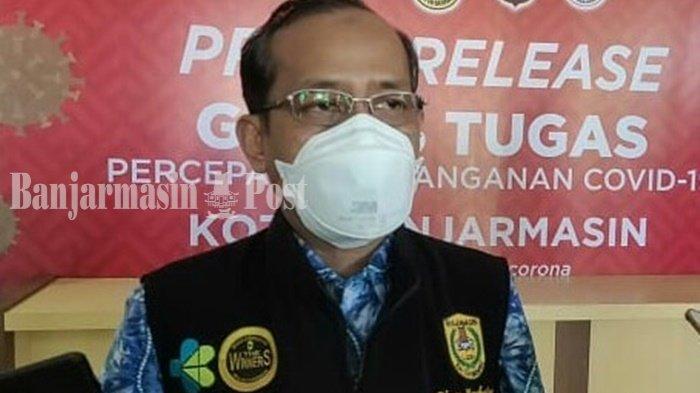 Kepala Dinas Kesehatan Kota Banjarmasin Machli Riyadi positif virus corona (Banjarmasin Post)