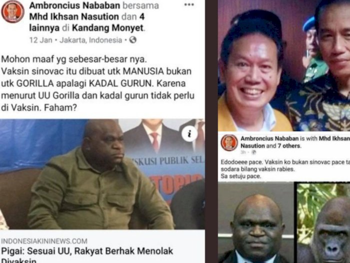Pigai Diperlakukan Rasis, Warga Papua Desak Jokowi Urus Pendukungnya!. (Indozone).