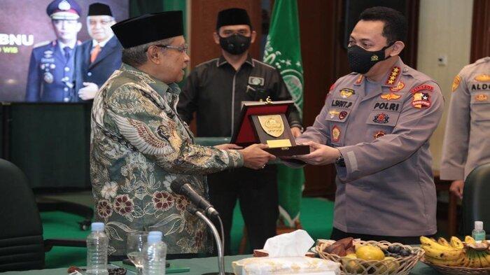 Kapolri Jenderal Listyo Sigit Prabowos disebut ketum PBNU sebagai NU cabang Nasrani (Tribunnews)