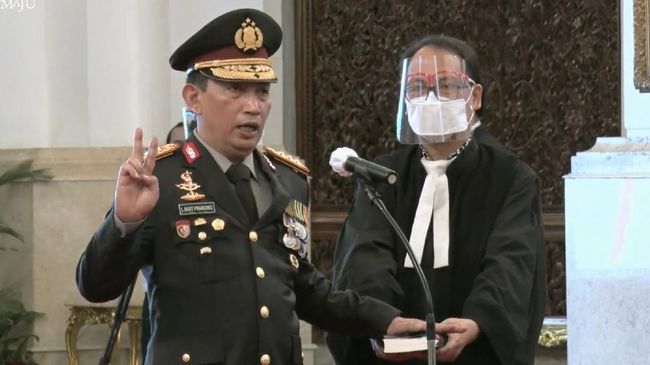 Kapolri Jenderal Listyo Sigit Prabowo bongkar permintaan khusus dari PP Muhammadiyah (CNN)