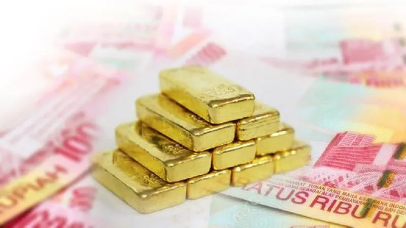 Harga Emas Antam Turun. (Liputan6).