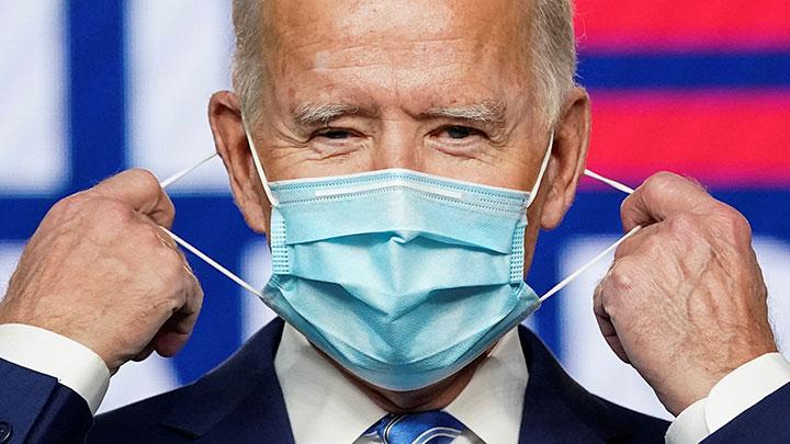 Joe Biden sosialisasi penggunaan masker (Tempo)