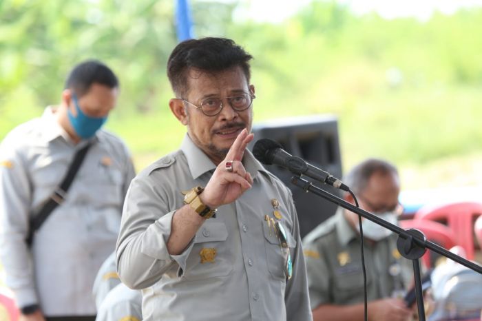 Potret Menteri Pertanian Syahrul Yasin Limpo  (Foto: Media Indonesia)