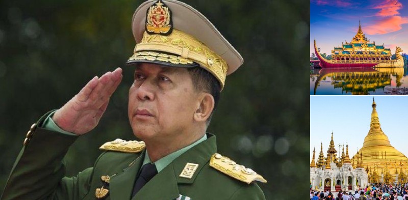 Jenderal Min Aung Hlaing ,Tribunnews.com