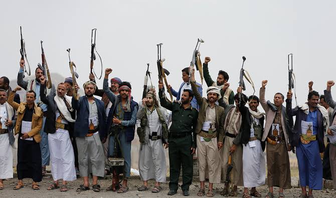 Kelompok Houthi Yaman. (Foto: Arabnews).