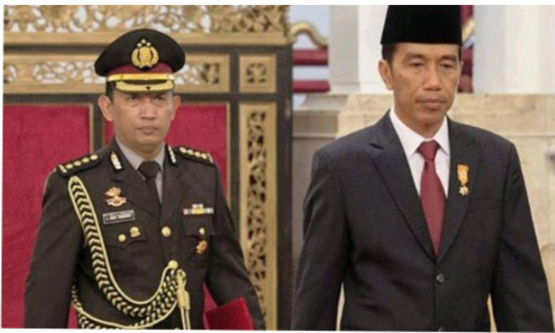 Presiden Jokowi dan Kapolri Jenderal Listyo Sigit (seword)