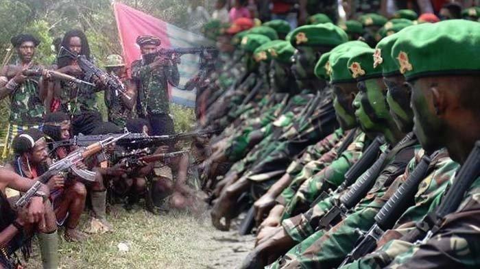 Konflik Papua, TNI-Polri dengan KKB di Intan Jaya (Warta Kota)