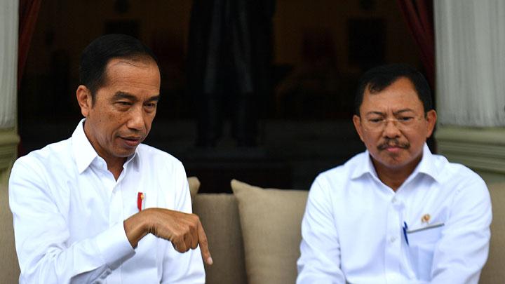 Presiden RI Joko Widodo dan Eks Kemenkes RI Terawan (Tempo)