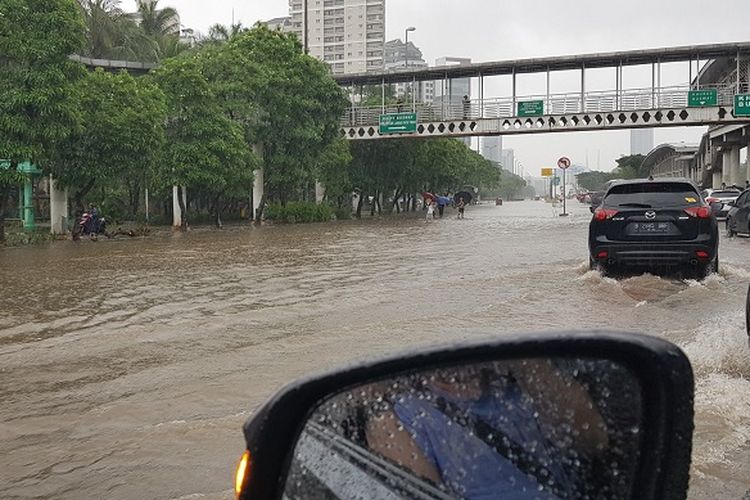 Banjir di salah satu daerah di Jakarta (Foto: Istimewa)