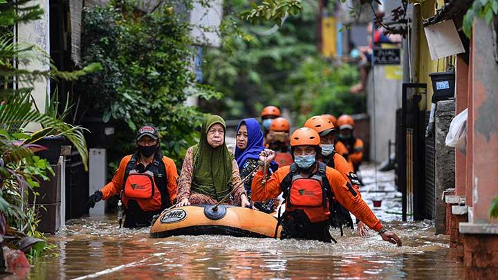 Banjir Jakarta Hari ini (The Conversation)