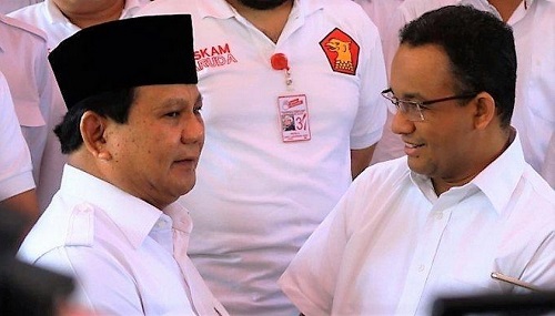 Prabowo Subianto dan Anies Baswedan (Fajar)