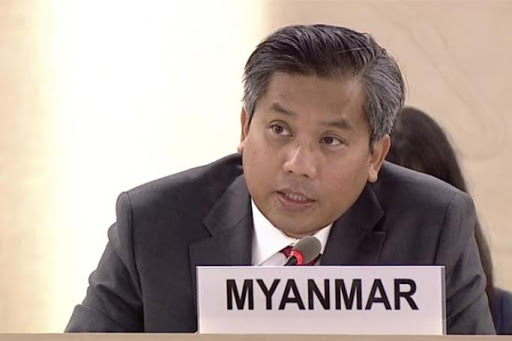 Kyaw Moe Tun, Dubes Myanmar di PBB (Ist)