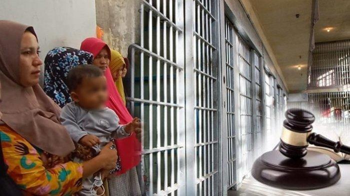 ibu dan bayi 6 bulan dipenjara akibat kena UU ITE (Tribun)