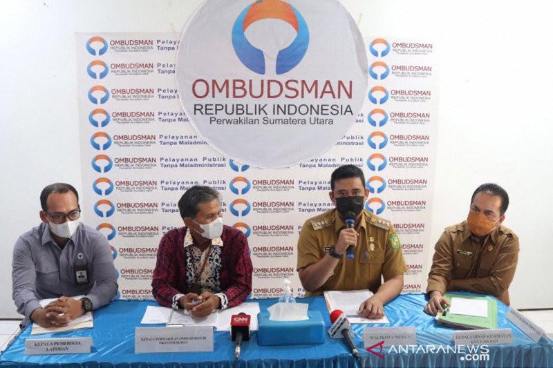 Bobby Nasution dan Ombudsman Sumut (Antara)