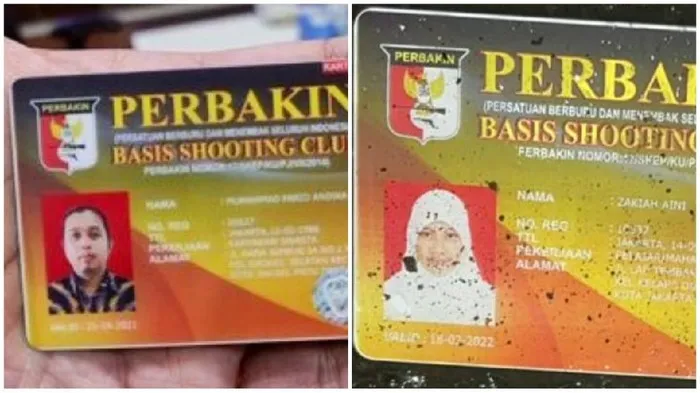 Kartu member Koboi Fortuner dan Zakiah Aini (Detik)
