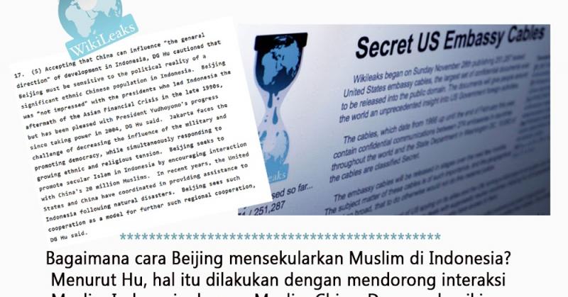 Wikileaks menyebutkan ingin sekulerkan Indonesia (Detik)