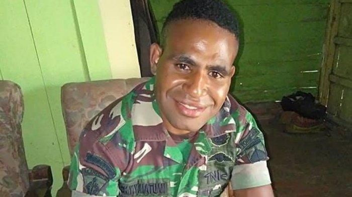 Anggota TNI Pratu Lukius Y Matuan berkhianat dan jadi anggota KKB Papua (Tribunnews)