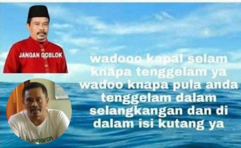Buat Komen Cabul soal KRI Nanggala, Capres Fiktif Nurhadi Dicokok TNI. (Gelora).