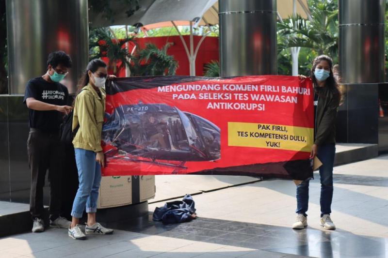 Aksi Protes Terhadap Tes TWK KPK yang Disebut Sebagai Upaya Pelemahan KPK (Ist)