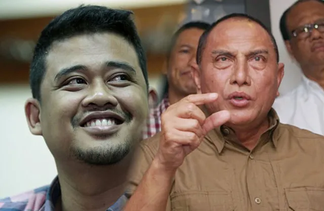 Bobby Nasution dan Edy Rahmayadi