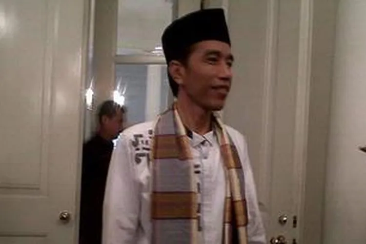 Presiden Jokowi gelar open house di IstanaNegara Rabu pagi (10/4) (Kompas)