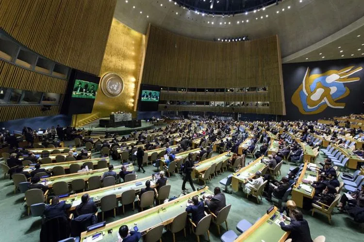 Ilustrasi Sidang Umum PBB di New York, Amerika Serikat. Foto: Shutterstock.