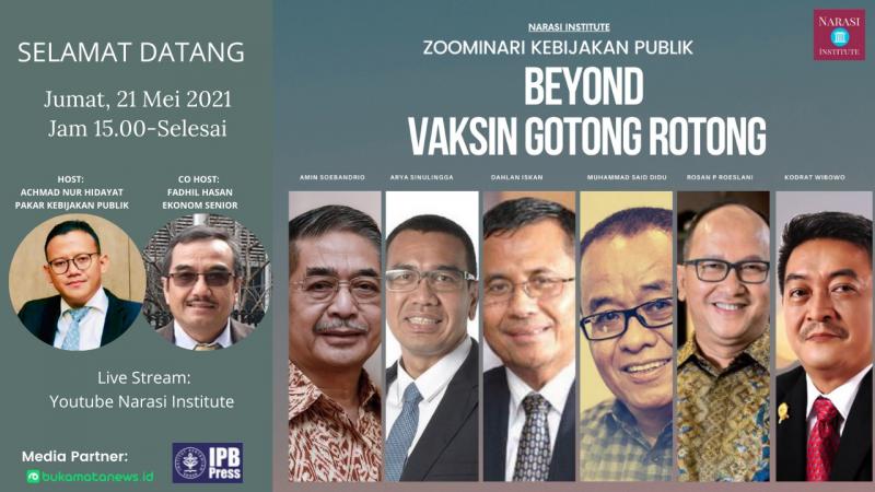 Zoominari Kebijakan Publik: Beyond Vaksin Gotong Royong (Ist)