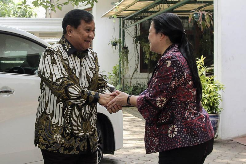 Prabowo-Puan, diprediksi bakal berpasangan pada pemilu 2024. (Istimewa).