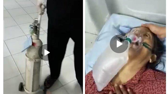 Viral pasien tewas karena tabung oksigen kosong di RS Pirngadi Medan (Tribun)