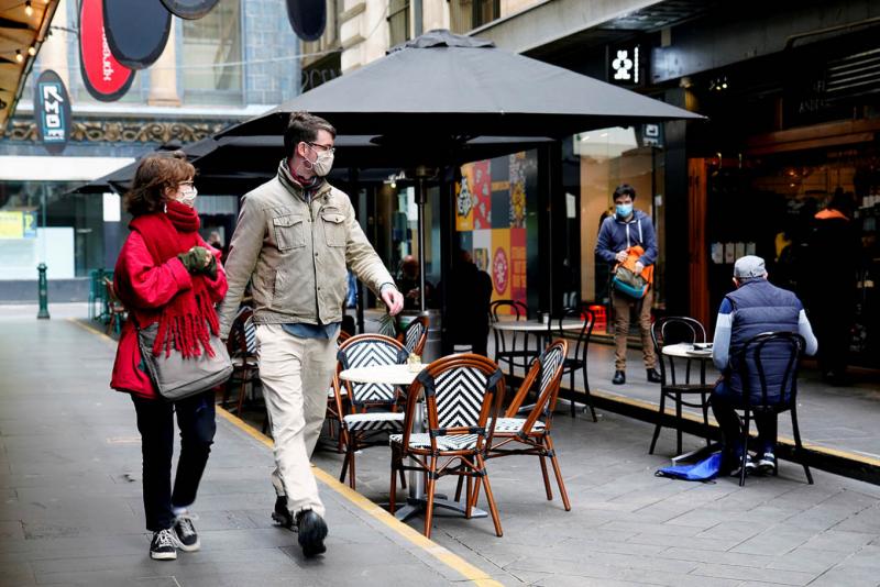 Melbourne Australia kembali lockdown (The Jakarta Post)