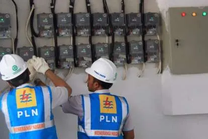 Pekerja PLN Lakukan Pemeriksaan Listrik (Foto: Istimewa)